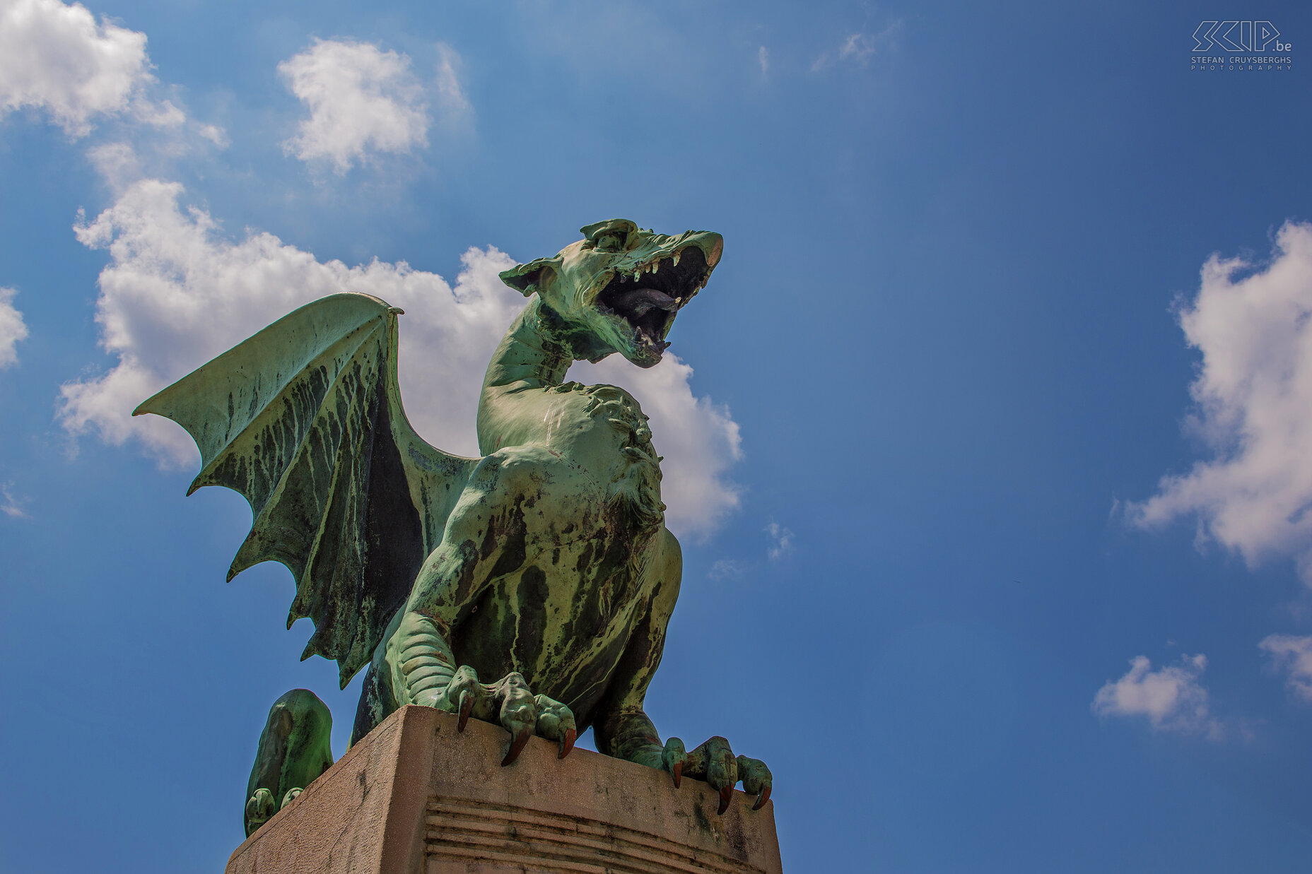 Ljubljana - The Dragon Bridge  The Dragon Bridge in Ljubljana was built in the beginning of the 20th century,  Stefan Cruysberghs